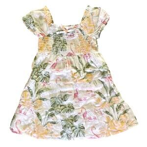The Children's Place Tropical Smocked Tiered Dress size 12-18 month NEW